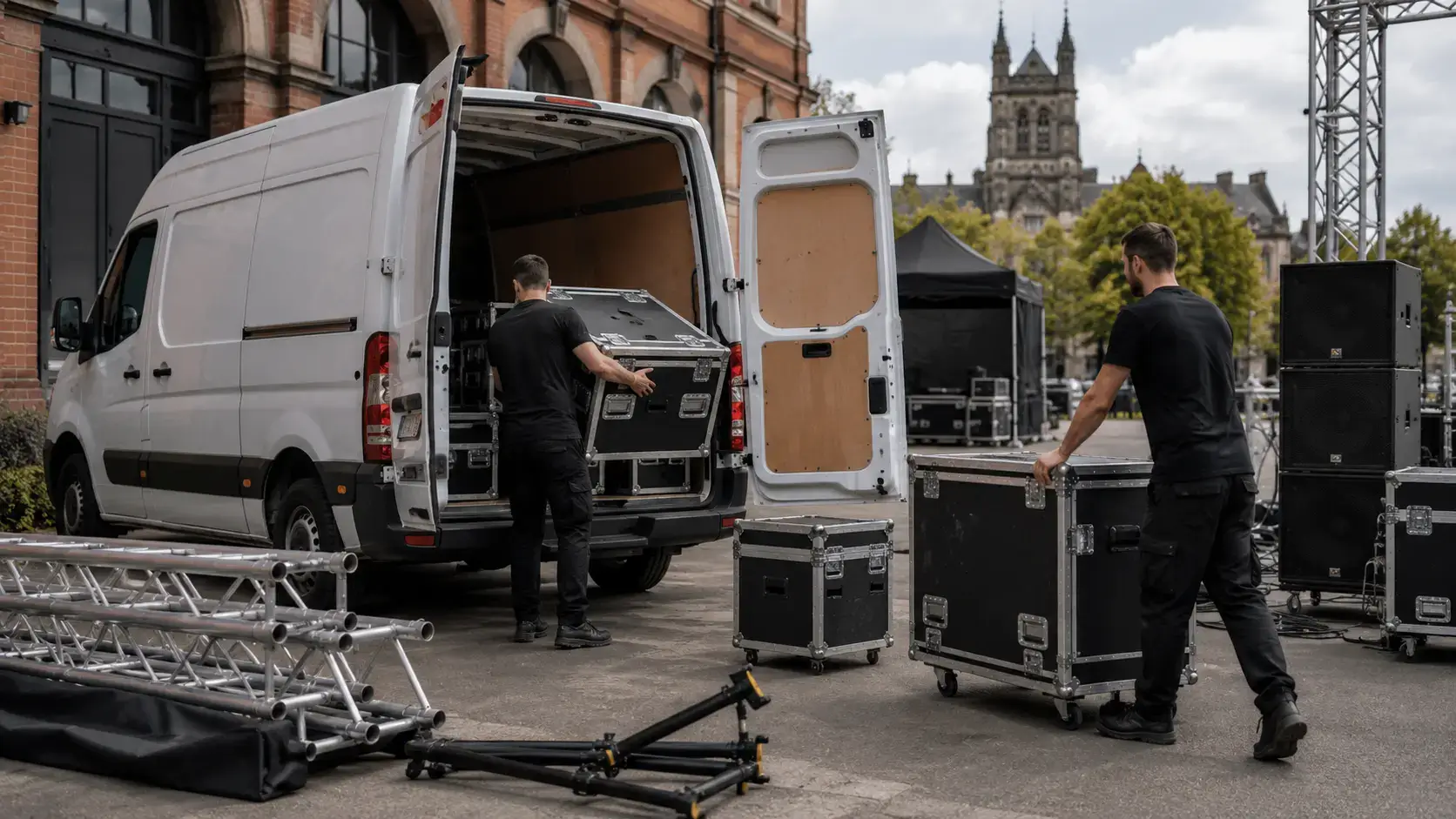 Van hire Nottingham for Event Equipment Transportation