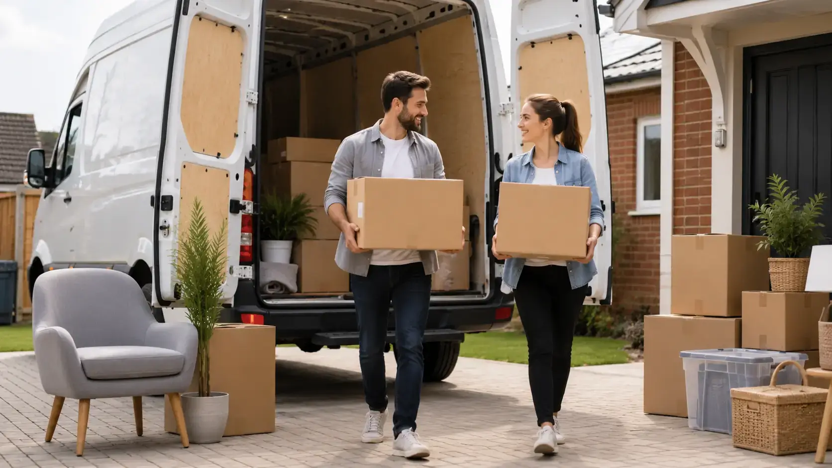 Costco Van Hire for Couples Relocating with Ease